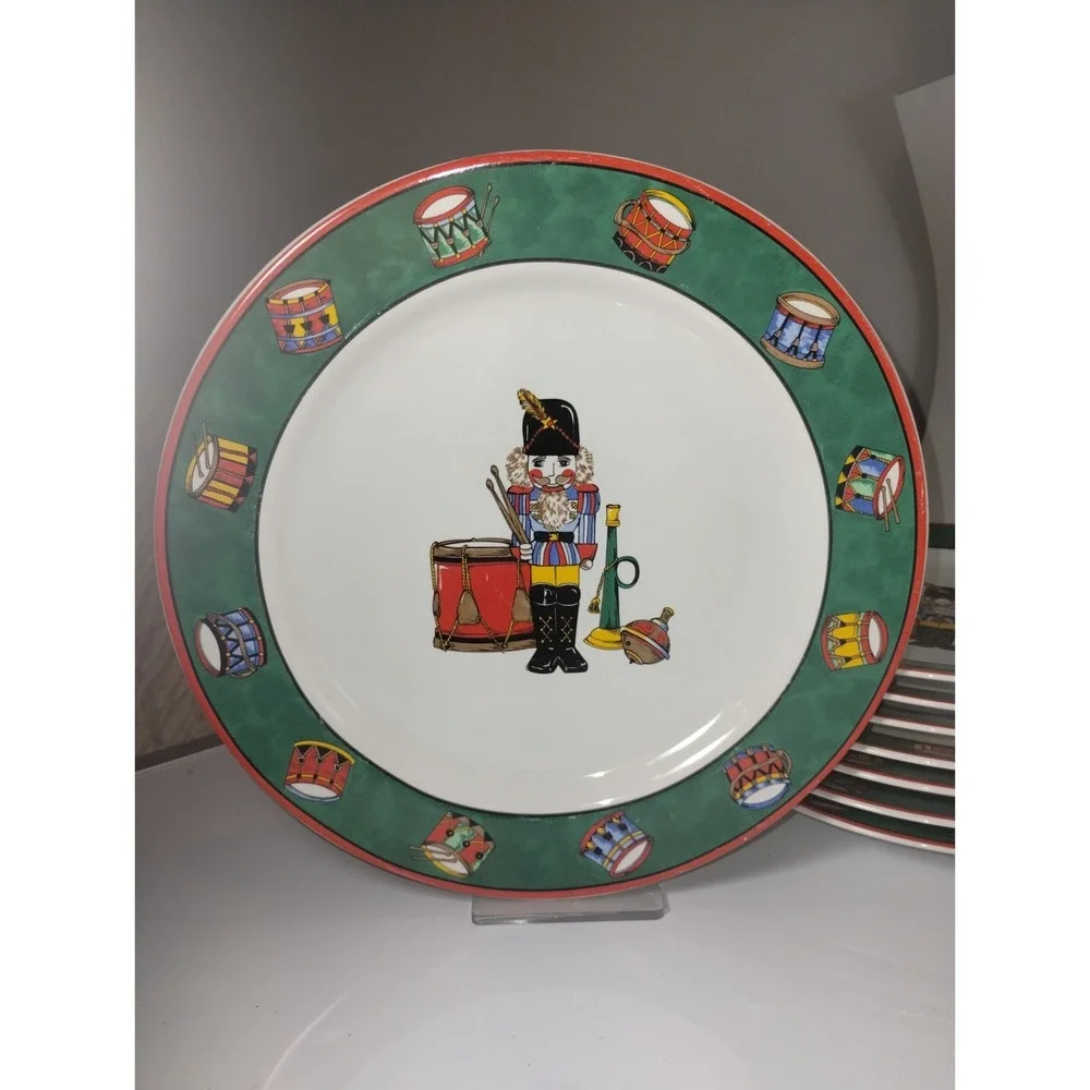 International Tableworks Bob Timberlake Holiday Spirit 1994 Plates Cups Saucers